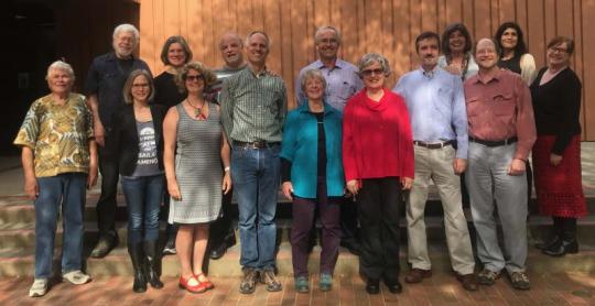 Picture of faculty chairs and senate analyst